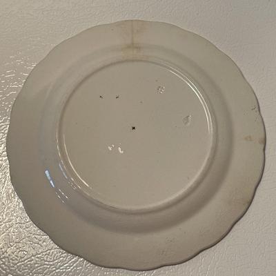 Antique French Country Transferware Plate