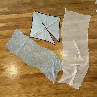 (3) 1950s Vera Silk Scarves