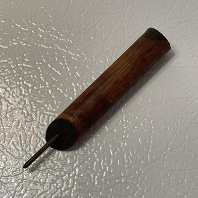 Vintage Angled Leather Hole Maker Awl