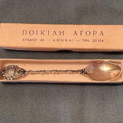 Athens Souvenir Spoon 800 Silver