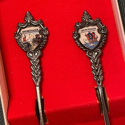 Bremerhaven Souvenir Spoon and Olive Fork