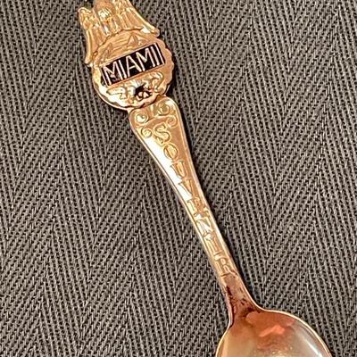1940s Miami Souvenir Spoon Sterling