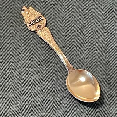 1940s Miami Souvenir Spoon Sterling