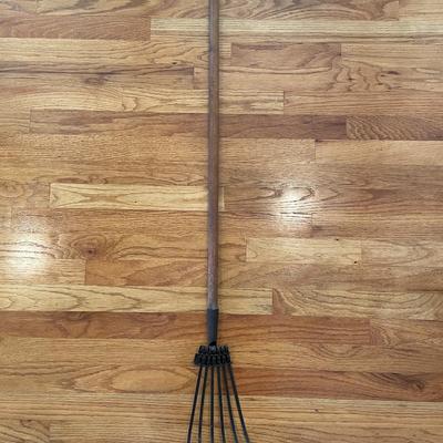 Vintage Metal Prong Rake
