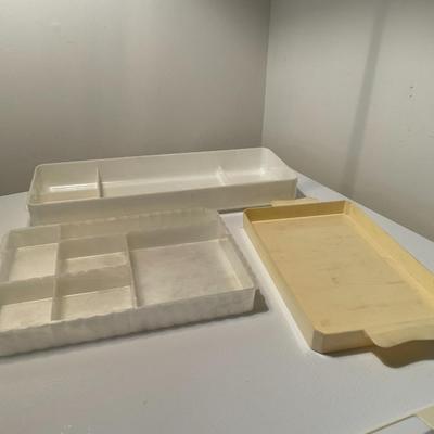 1950s Plastic Jewelry Sorting Trays