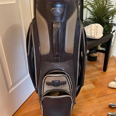 Set of TaylorMade Golf Clubs with Bag