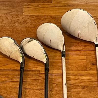 Set of TaylorMade Golf Clubs with Bag