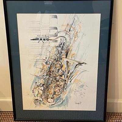 1989 Framed Thomas Weisenberger Print