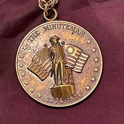 Minuteman Pendant and Minuteman Pin
