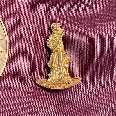 Minuteman Pendant and Minuteman Pin