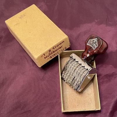 Vintage Crown Rubber Stamp