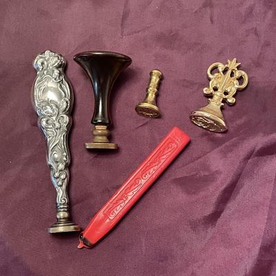 Wax Sealing Stamps and Wax