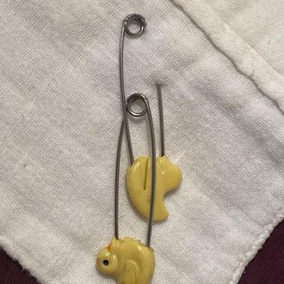 Vintage Baby Diaper Pins