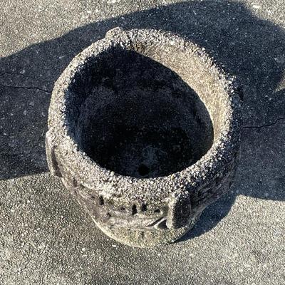 1950s Grecian Cast Stone Jardineier Planter Urn