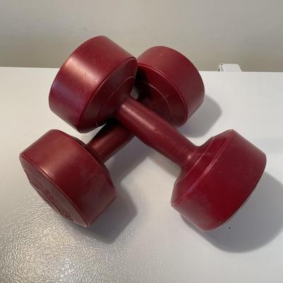 Vintage Bollinger 5 lb Dumbbells