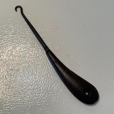 1920s Wood Handle Button Hook