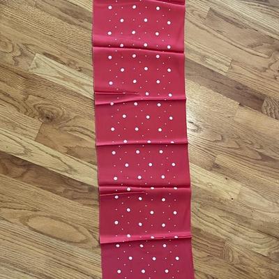 Peck & Peck Red Silk Scarf