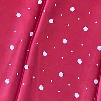 Peck & Peck Red Silk Scarf