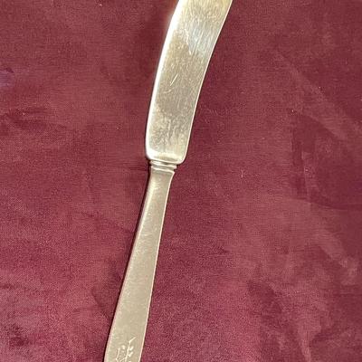 1900s Durgin Sterling Silver Butter Spreader