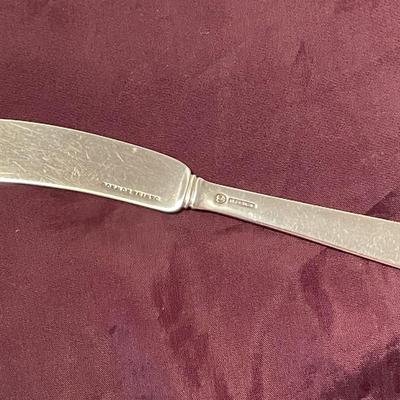 1900s Durgin Sterling Silver Butter Spreader