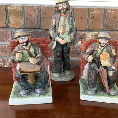 Emmett Kelly Jr clowns