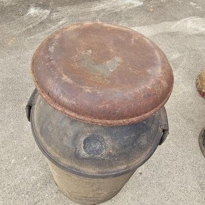 Four Vintage Milk Cans (G1-JS)