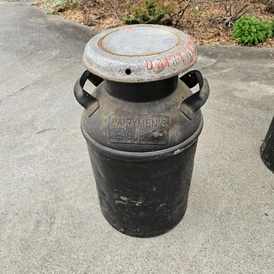 Four Vintage Milk Cans (G1-JS)