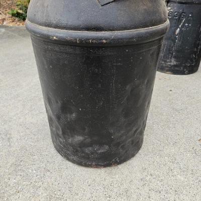 Four Vintage Milk Cans (G1-JS)