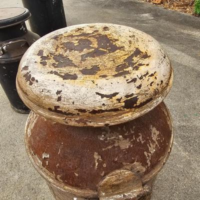 Four Vintage Milk Cans (G1-JS)