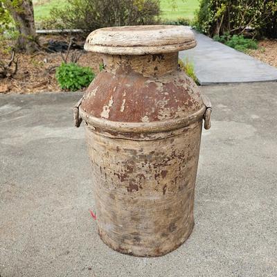 Four Vintage Milk Cans (G1-JS)