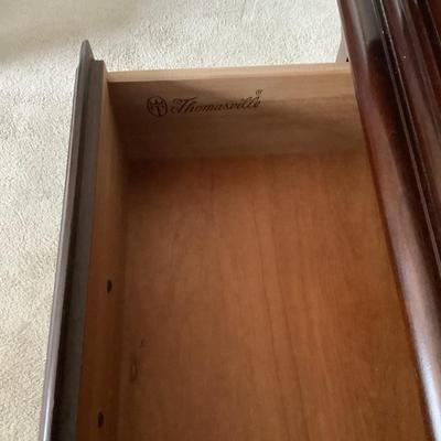 Thomasville chest/ TV cabinet 3 drawer, doors that fold in, 68â€H 40â€W 23â€depth