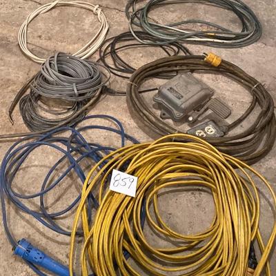 Extension Cords and Wire Lot