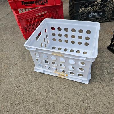 Nine Plastic Crates (G2-JS)