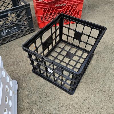 Nine Plastic Crates (G2-JS)