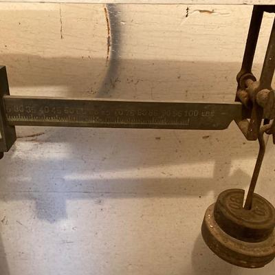 Vintage Fairbanks Farm Scales