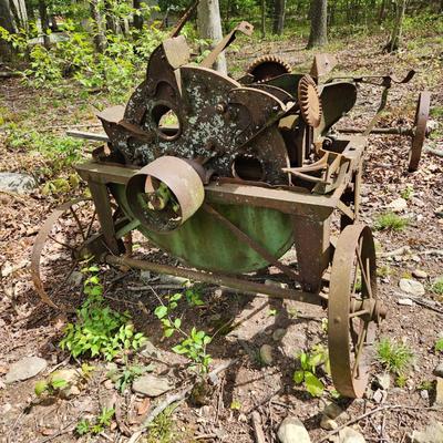 Antique Papec Machine Co. Ensilage Cutter Farm Implement Shortsville N.Y.