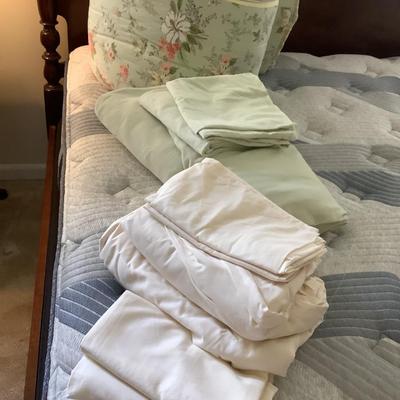 King size sheets from LL Bean , Martha Stewart comforter lot
