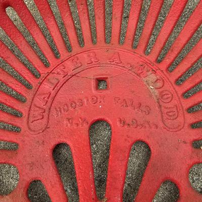 Two Vintage Cast Iron Tractor Seats (G1-JS)