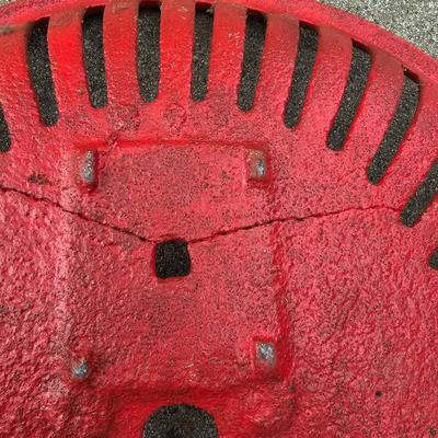 Two Vintage Cast Iron Tractor Seats (G1-JS)