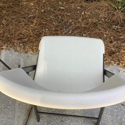 4 Lifetime folding chairs