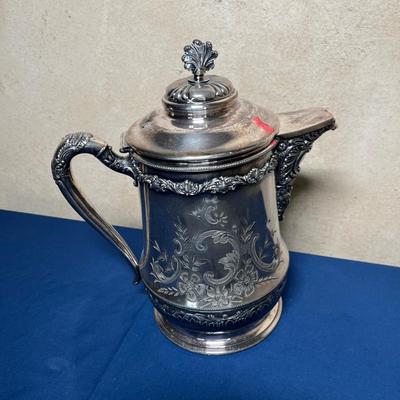Victorian Silver Plate Coffee Pot
