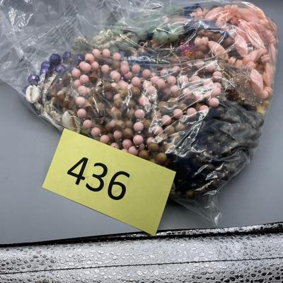 Bag of plastic necklaces