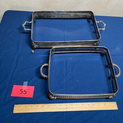 Silver plate baker frames