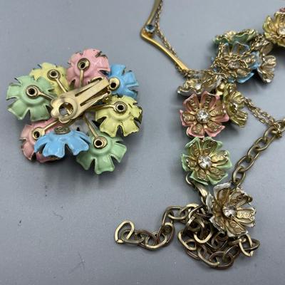 Vintage Spring jewelry set