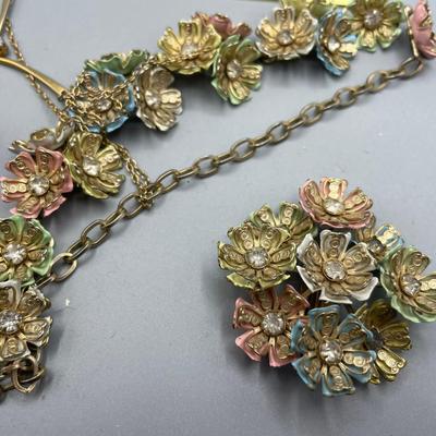 Vintage Spring jewelry set