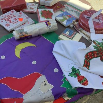 Gift wrap, bags, napkins