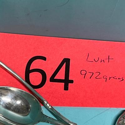 Lunt Sterling flatware set