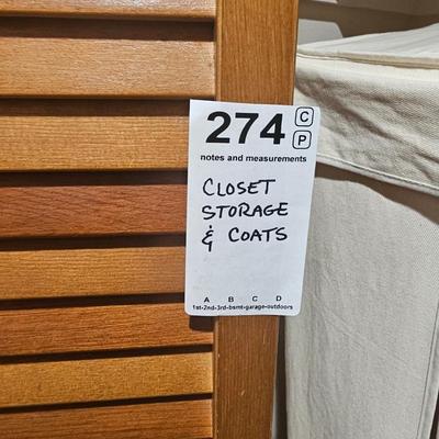 Storage Closet and coats