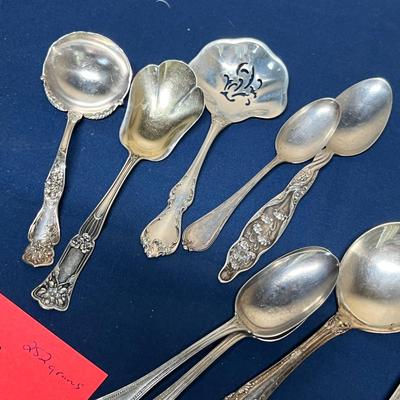 Assorted Sterling Silver spoons