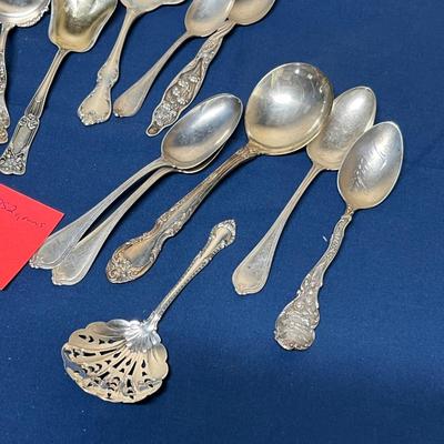 Assorted Sterling Silver spoons